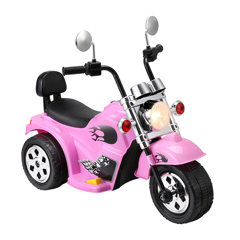 Rigo Kids Ride On Car Motorcycle Motorbike Electric Toys Horn Music 6V Pink Main image
