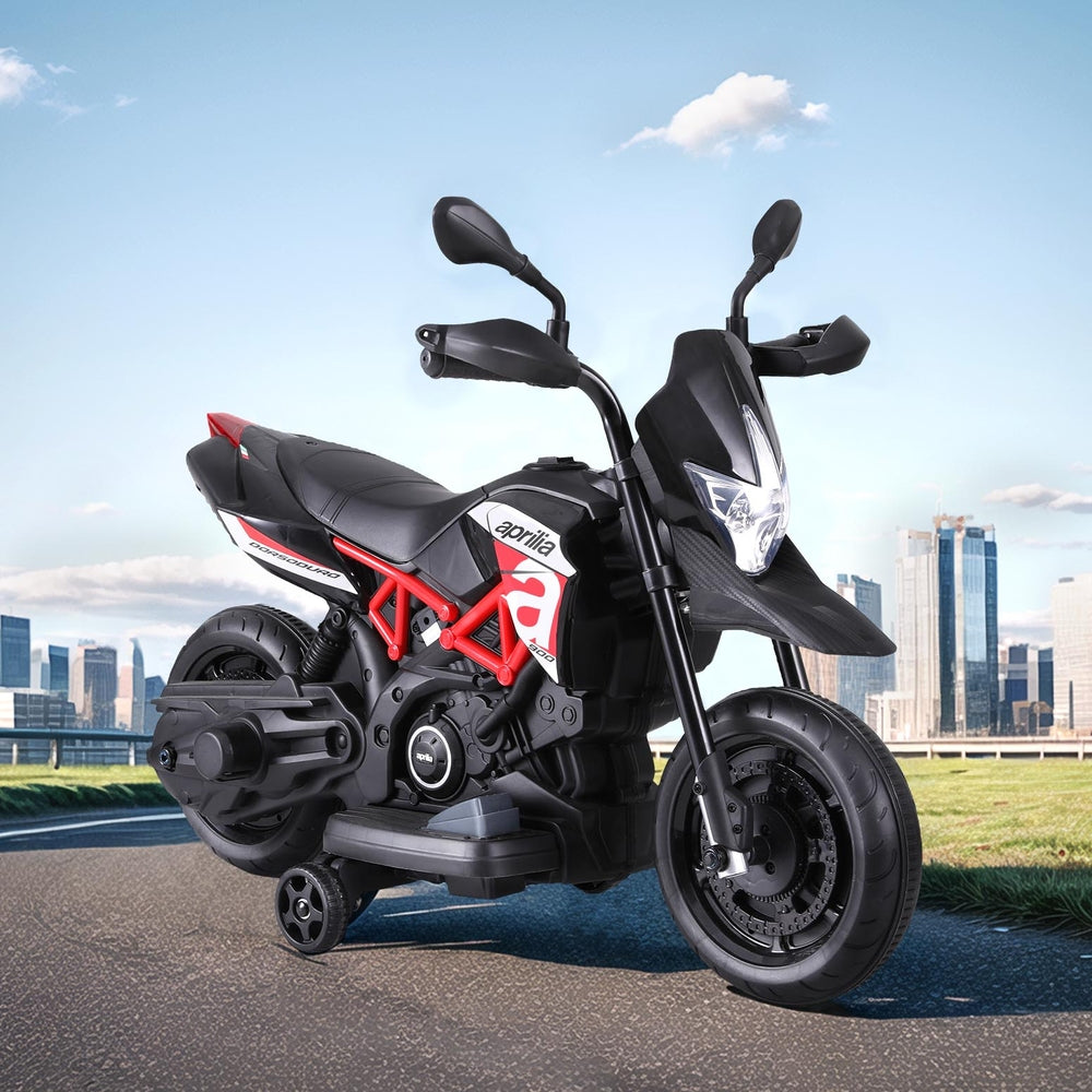 Kids Electric Ride On Car Motorcycle Motorbike Aprilia Licensed Dorsoduro 900 Secondary image