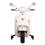 Kids Electric Ride On Car Motorcycle Motorbike Vespa Licensed GTS White