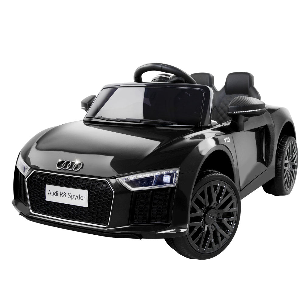 Kids Ride On Car Audi R8 Licensed Sports Electric Toy Cars Black Main image