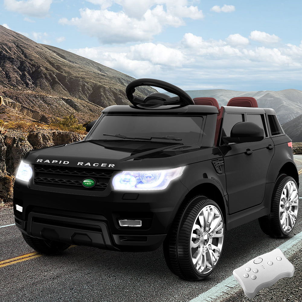 Rigo Kids Electric Ride On Car SUV Range Rover-inspired Cars Remote 12V Black