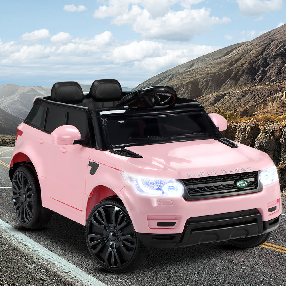 Rigo Kids Electric Ride On Car SUV Range Rover-inspired Cars Remote 12V Pink Secondary image