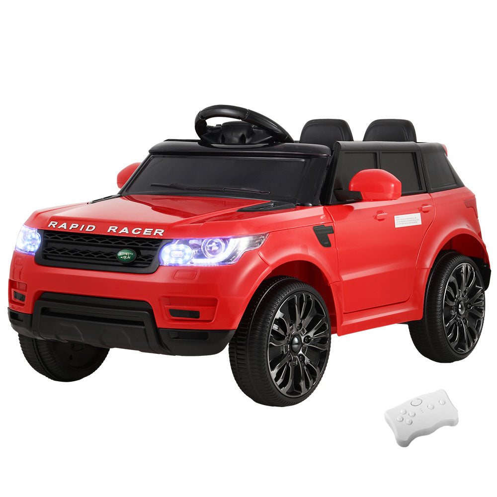 Rigo Kids Electric Ride On Car SUV Range Rover-inspired Cars Remote 12V Red Main image