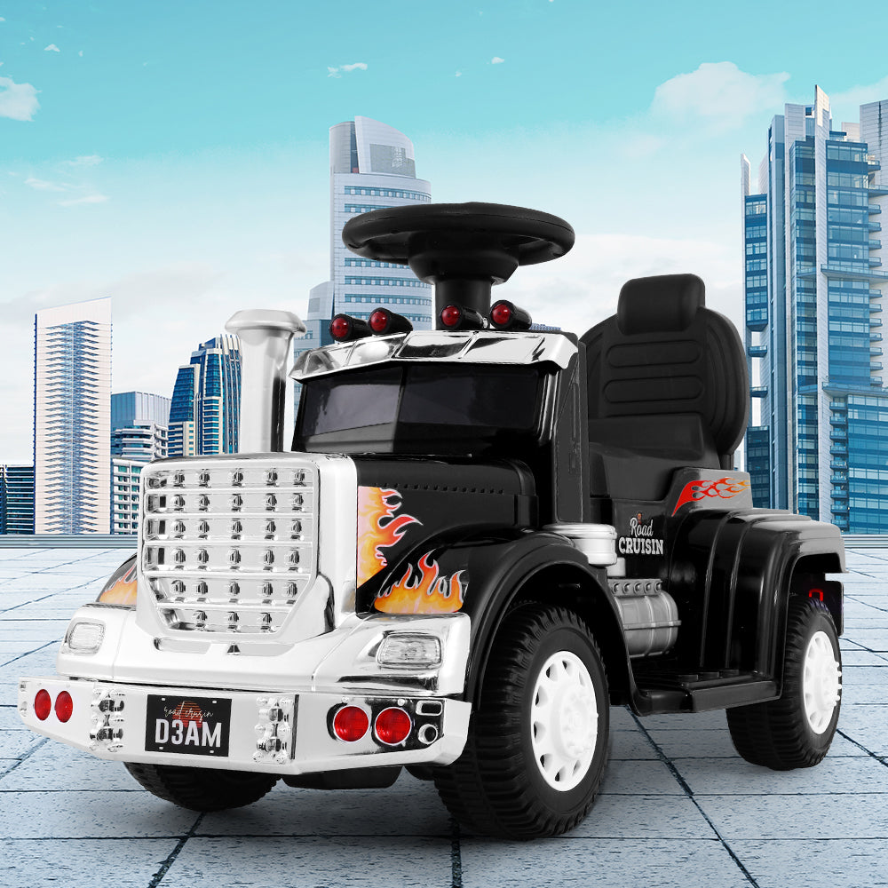 Rigo Kids Electric Ride On Car Truck Motorcycle Motorbike Toy Cars 6V Black Secondary image