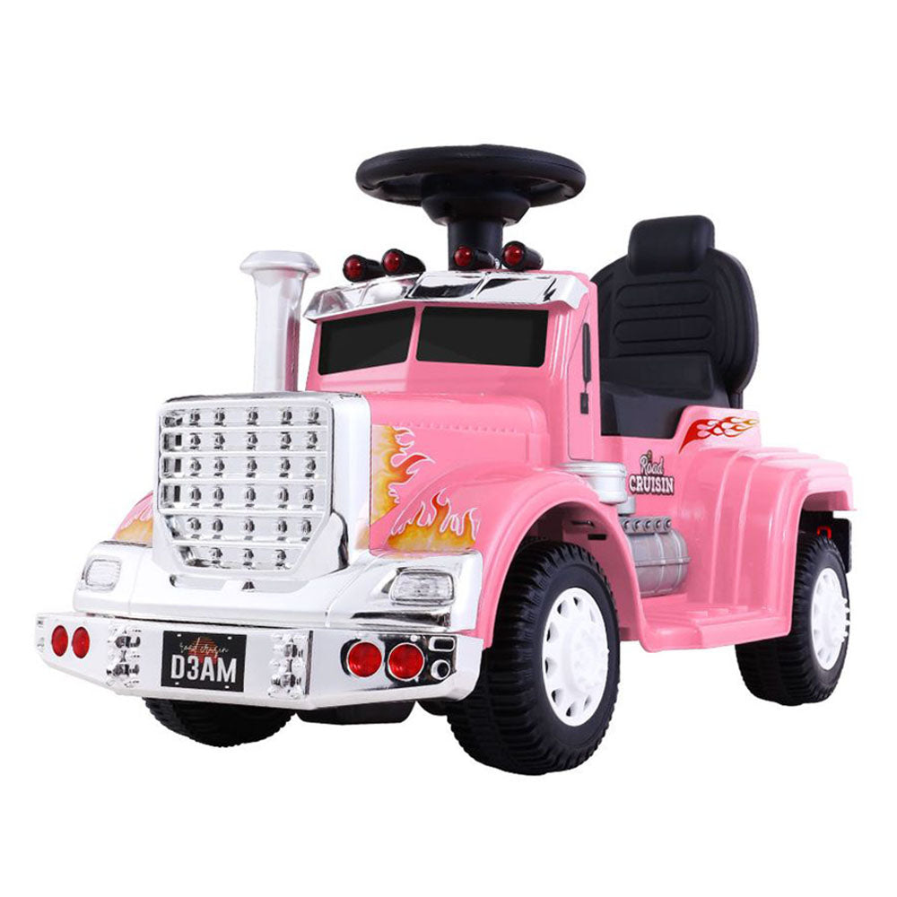 Rigo Kids Electric Ride On Car Truck Motorcycle Motorbike Toy Cars 6V Pink Main image