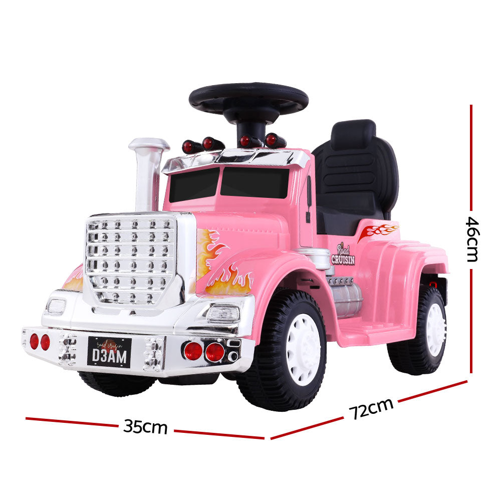 Rigo Kids Electric Ride On Car Truck Motorcycle Motorbike Toy Cars 6V Pink Secondary image