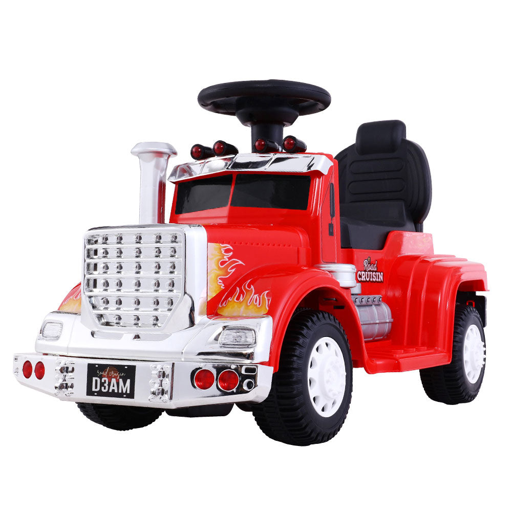 Rigo Kids Electric Ride On Car Truck Motorcycle Motorbike Toy Cars 6V Red Main image