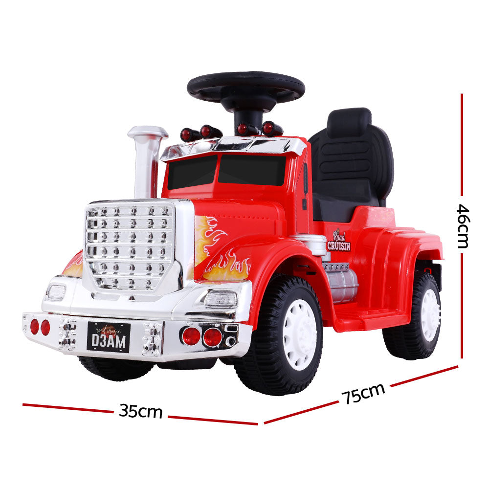 Rigo Kids Electric Ride On Car Truck Motorcycle Motorbike Toy Cars 6V Red Secondary image