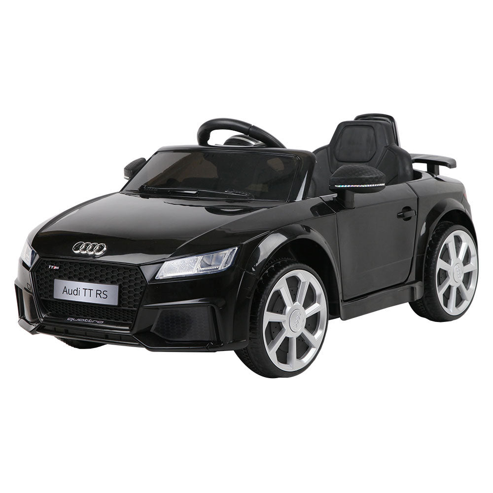 Kids Electric Ride On Car Audi Licensed TTRS Toy Cars Remote 12V Battery Black Main image