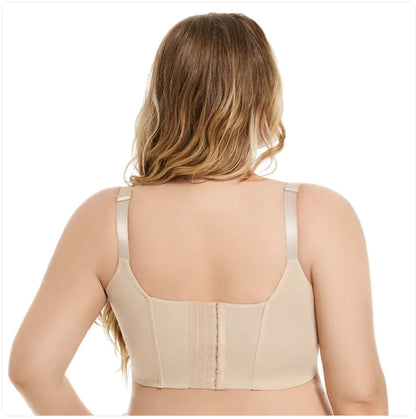 Large Size Seamless Steel Ring Push Up Bra