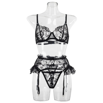 Sensual Lace Lingerie Set