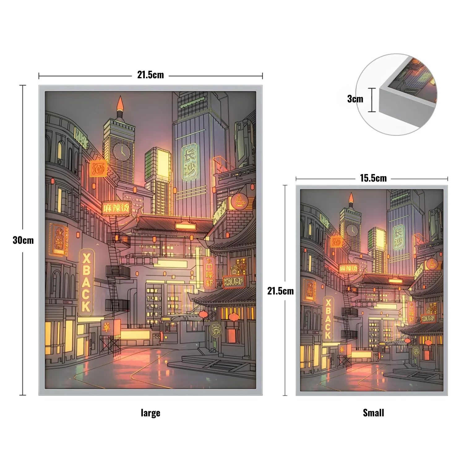 Anime LED Night View Lamp Main image