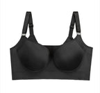 Large Size Seamless Steel Ring Push Up Bra