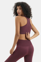 Women's Seamless Knit Yoga Set Activewear Outfit