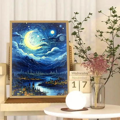 Anime Painting With LED Light