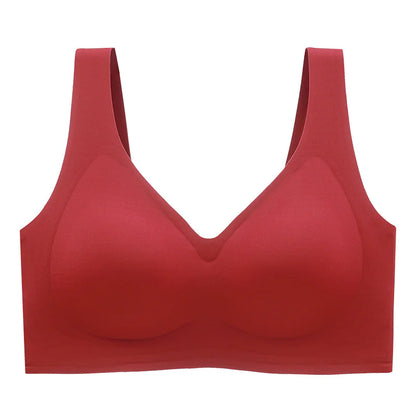 Plus Size Seamless Push Up Bra