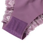 Sweet Women's Silk Satin Comfortable Underwear 3 Piece Set