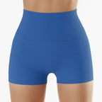 SOISOU Rib Fabric Yoga Gym Shorts Women
