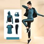 Women's Camel Summer Yoga Suit Set Stylish Activewear