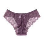 Sweet Women's Silk Satin Comfortable Underwear 3 Piece Set