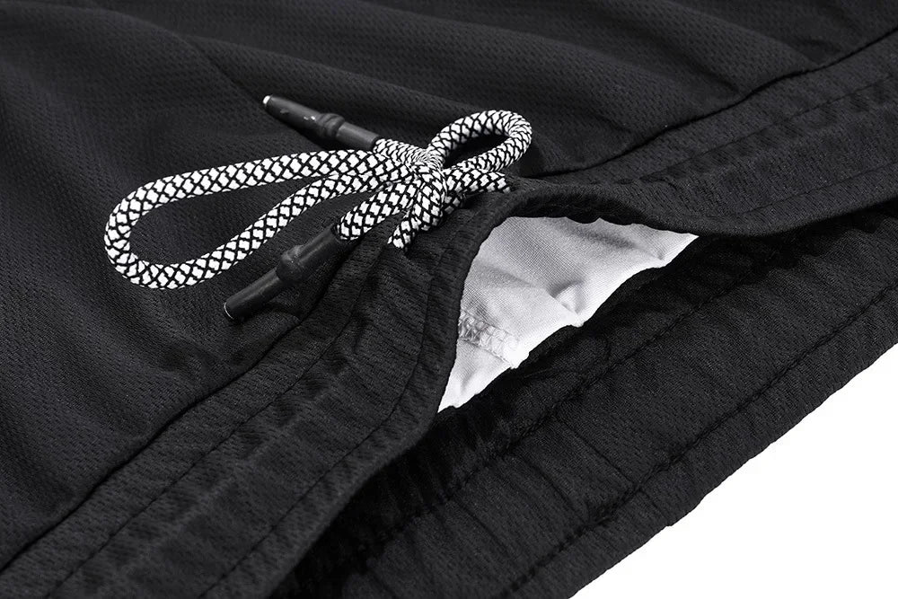 Marvel The Punisher Gym Men Fitness 2 In 1 Anime Performance Mesh Quick Dry Shorts