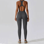 Yoga Jumpsuit Fitness Sports Overalls Gym Clothing Set Activewear