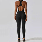 Yoga Jumpsuit Fitness Sports Overalls Gym Clothing Set Activewear