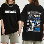 Anime Blue Lock Isagi Yoichi Short Sleeve Unisex Tshirt