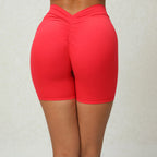 V Back Yoga Gym Shorts Women Women's Activewear Shorts Not Branded