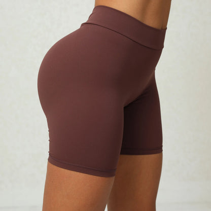 V Back Yoga Gym Shorts Women