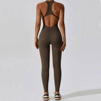 Yoga Jumpsuit Fitness Sports Overalls Gym Clothing Set Activewear