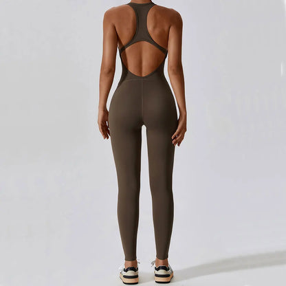 Yoga Jumpsuit Fitness Sports Overalls Gym Clothing Set Activewear
