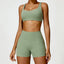 Women Tracksuit Yoga Gym Set 2 Pieces Sportswear Workout Clothes
