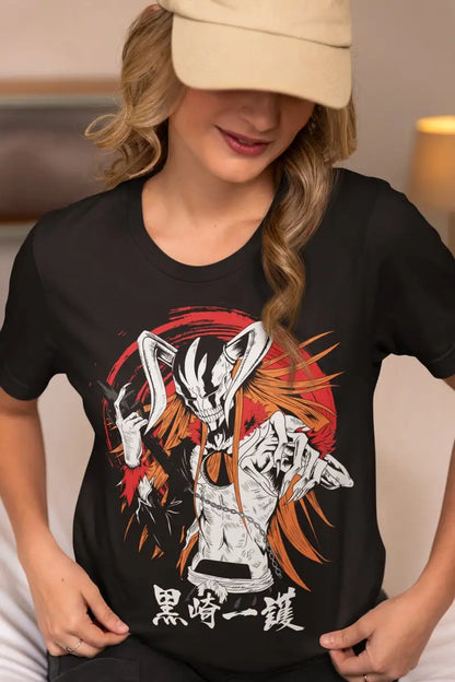 Ichigo Full Hollow Bleach Unisex Tshirt