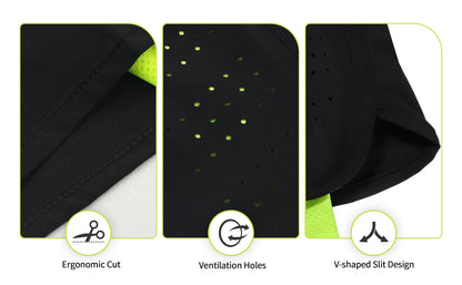 ARSUXEO Men's Running Outdoor Sports Training Exercise Jogging Gym Fitness 2 in 1 Quick Dry Workout Shorts
