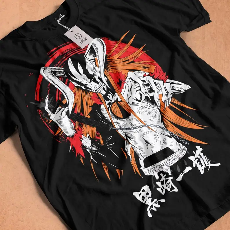 Ichigo Full Hollow Bleach Unisex Tshirt
