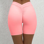 V Back Yoga Gym Shorts Women Women's Activewear Shorts Not Branded