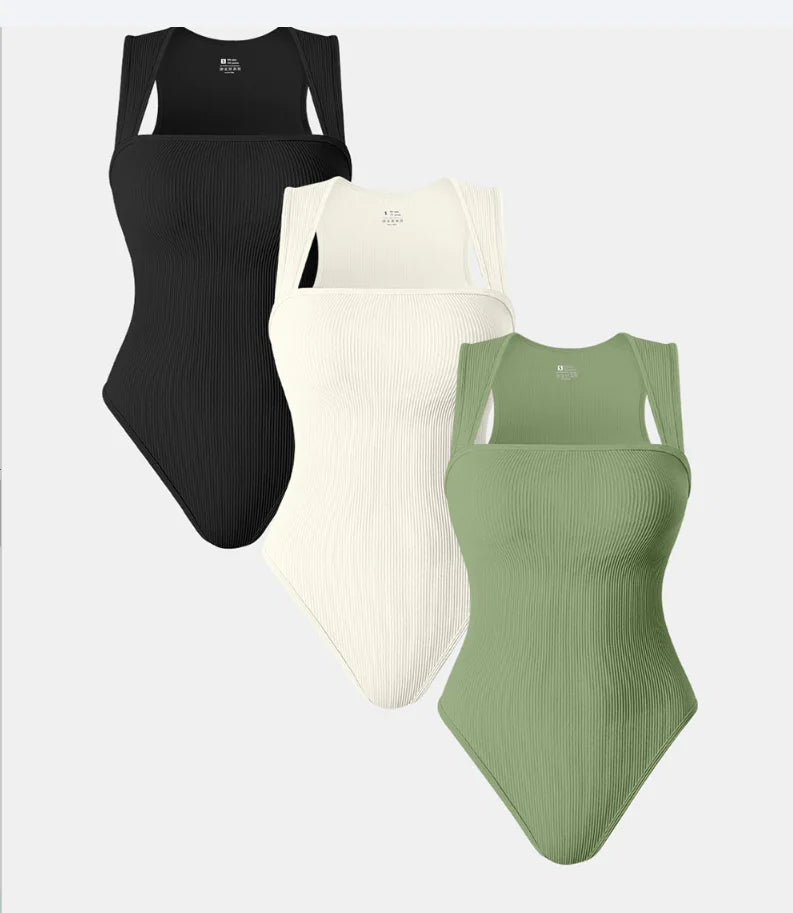 Women's Square Neck Sleeveless Jumpsuit