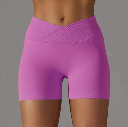 Womens Fashion Simple High Waist Shorts