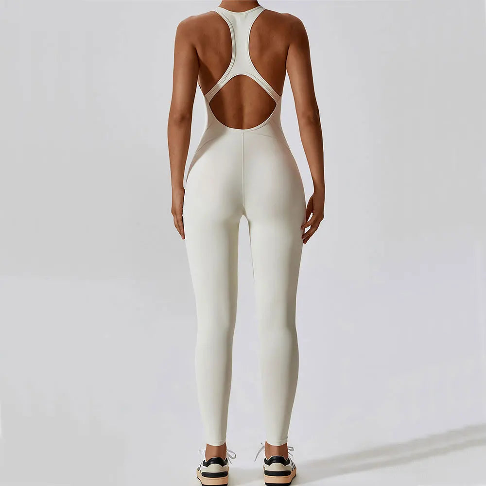 Yoga Jumpsuit Fitness Sports Overalls Gym Clothing Set Activewear