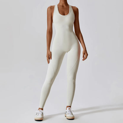 Yoga Jumpsuit Fitness Sports Overalls Gym Clothing Set Activewear