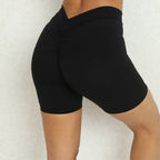 V Back Yoga Gym Shorts Women Women's Activewear Shorts Not Branded