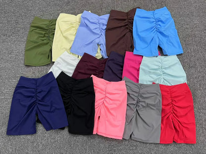 V Back Yoga Gym Shorts Women