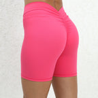 V Back Yoga Gym Shorts Women