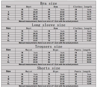 Women Tracksuit Yoga Gym Set 2 Pieces Sportswear Workout Clothes