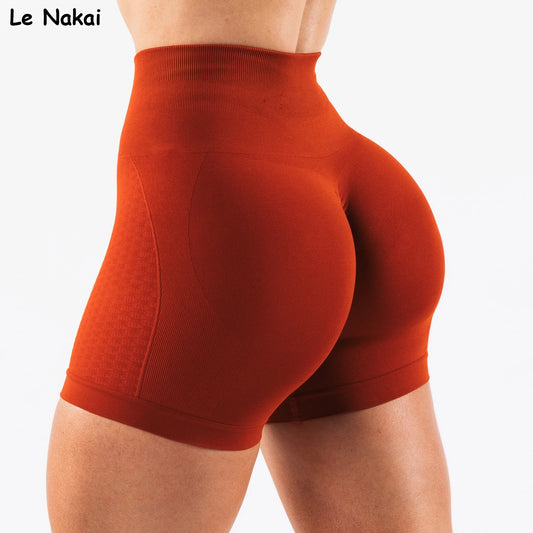 Amplify Contour Seamless Scrunch Butt High Waist Gym Shorts Women