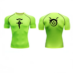 Anime Fullmetal Alchemist Compression Shirts Athletic Quick Dry Long Sleeve Running Workout Gym Workout Fitness Undershirts Tops