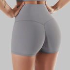 SOISOU Rib Fabric Yoga Gym Shorts Women