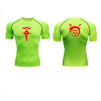 Anime Fullmetal Alchemist Compression Shirts Athletic Quick Dry Long Sleeve Running Workout Gym Workout Fitness Undershirts Tops