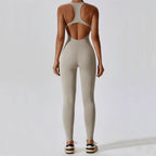 Yoga Jumpsuit Fitness Sports Overalls Gym Clothing Set Activewear